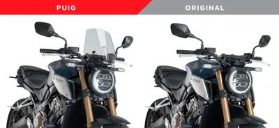 Obrázek produktu pro PUIG naked sport screen smoked clear ABE schváleno pro Honda