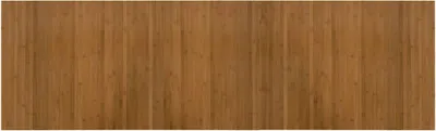Produktbild von vidaXL Teppich Rechteckig Braun 60x200 cm Bambus