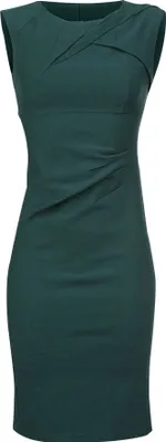 Produktbild von Voodoo Vixen Mittellanges Kleid Damen Claudette Petrol M