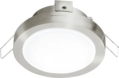 Produktbild von EGLO Pineda 1, Einbaustrahler, Nicht austauschbare(s) Leuchtmittel, LED, 6 W, 3000 K, Nickel, Weiß