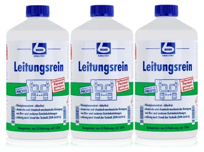 Produktbild von Dr. Becher Leitungsrein 1L zur chemischen, alkalischen Standreinigung (3er Pack)