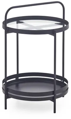 Immagine prodotto di xonox.home tavolino d'arredo (L/H/D: 44x62x44 cm) nero