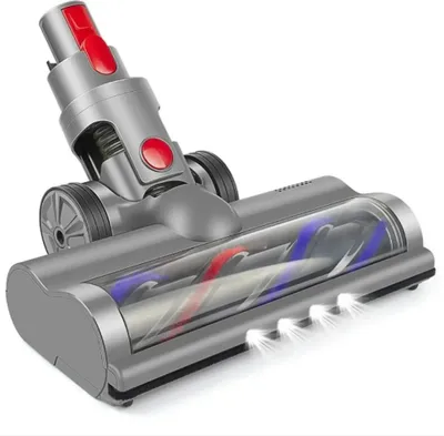 Produktbild von LAMON Bürste Kompatibel für Dyson V7,V8,V10,V11,V15 Staubsauger Elektrobürste mit Direktantrieb mit 4 Frontlichten für Hartboden und KurzflorigeTepp
