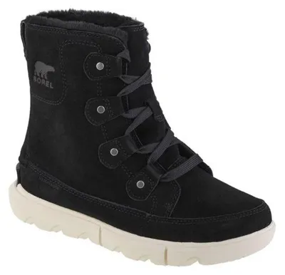 Produktbild von Sorel - "Explorer Next Joan" Schneestiefel für Damen, Leder PP11871 (39 EU) (Schwarz)
