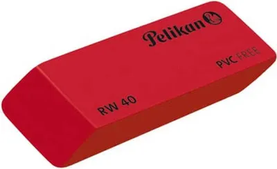 Immagine prodotto di Pelikan® 606127 Gomma RW 40 - 20 x 8 x 57 mm, rosso, plastica