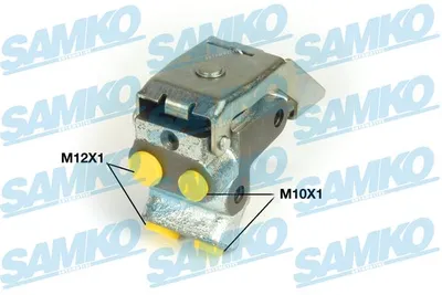 Produktbild von SAMKO Bremskraftregler D30925 passend für PEUGEOT 306 Schrägheck (7A, 7C, N3, N5) Gusseisen