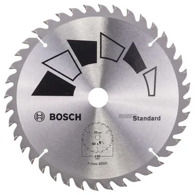 Produktbild von Kreissägeblatt STANDARD D= 190 mm; Bohrung= 20 mm; Z= 40