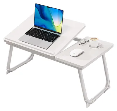 Image de Omgoods - Table pliante pour ordinateur portable, idéale pour le lit et le canapé