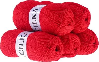 Produktbild von 500g Strickgarn CILKA by VLNIKA Klassikgarn Strickwolle Häkelgarn Sommergarn