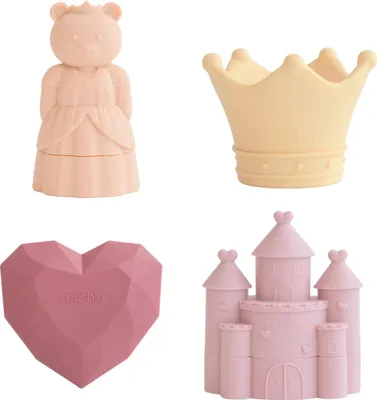 Produktbild von Mushie Badeset - Princess - 4er-Pack | Wasserspielzeug