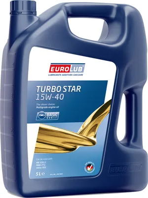 Produktbild von EUROLUB TURBO STAR für 15W-40 5 Liter Motoröl Motorenöl MAN 271 228.1 VDS Öl