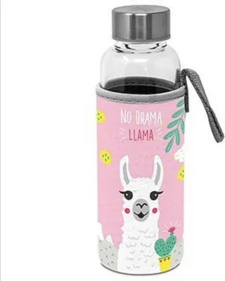 Produktbild von Glasflasche - Trinkflasche - No Drama - Lama