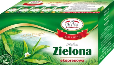 Productafbeelding van Malwa Groene Thee, Express, 40 gram (20 x 2 gram)