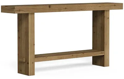 Zdjęcie produktu dla Stolik konsolowy HOGA-F2366, 153 x 29,4 x 81,5 cm, brązowy