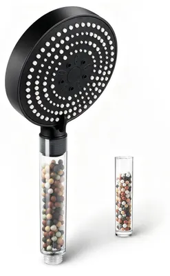 Image de Pommeau de douche avec filtre et 6 jets pour économiser l'eau