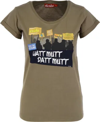 Produktbild von DERBE HAMBURG W-03-TS-WATT MUTT Damen T-Shirt