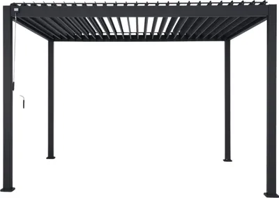 Produktbild von MIRADOR Pergola 111 Deluxe 3x3,6 m Aluminium Anthrazit verstellbares Lamellendach