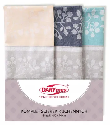 Produktbild von Darymex Perełka Küchentücher 3er-Set 50x70 cm Baumwolle