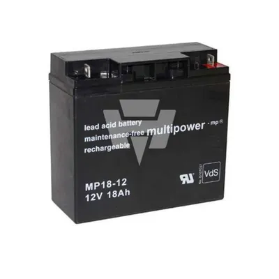Image de Multipower Batterie au plomb MP18-12I Pb 12V 18Ah VdS, M5