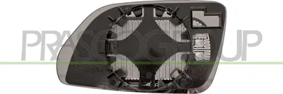 Produktbild von PRASCO Spiegelglas Außenspiegel Rechts für VW POLO (9N) Beheizbar Konvex VG0227513