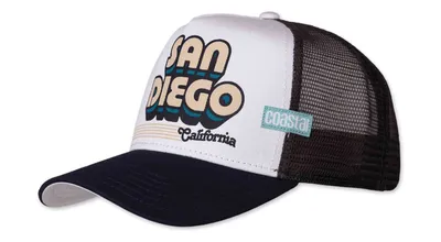 Produktbild von Coastal HFT Trucker Cap San Diego white/navy
