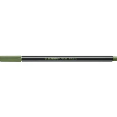 Zdjęcie produktu dla Długopis metaliczny premium - STABILO Pen 68 metaliczny - Pojedynczy długopis - metaliczny jasnozielony