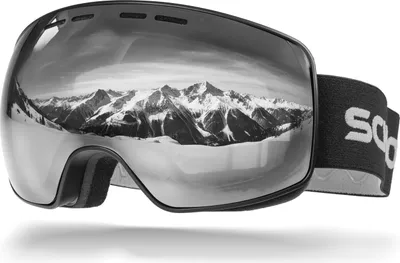 Produktbild von Schnorr Skibrille Ventra Silber (S3/S4) | Full REVO verspiegelt, Anti-Fog, UV400, 45 mm Band