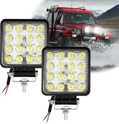 Obrázek produktu pro Jayseuw 2x LED pracovní světlo pracovní světlo 12V 24V off-road SUV ATV pracovní světlo traktoru světlomet pracovní světlo 48W