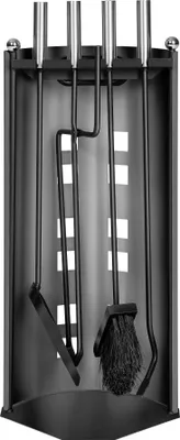 Produktbild von tectake® Kaminbesteck 5-teilig 23 x 14,5 x 58 cm