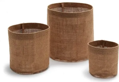 Produktbild von Jute-Übertopf, rund, mit Ø von 10, 15 und 20 cm erhältlich | Pflanzentopf aus Jute , Größe:Ø 20 cm