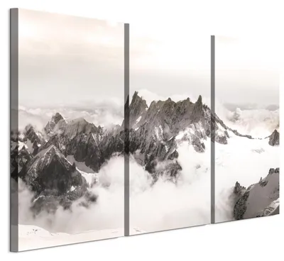 Immagine prodotto di LUMASOUL Quadri su tela 90x60 cm, Motivo invernale 3, Quadri da Parete per Soggiorno e Camera da Letto, 3 pezzi