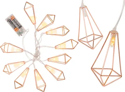 Image de GiftyCity Guirlande lumineuse LED 165 cm, Diamants