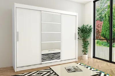 Image de MINIO Armoire 250 cm ROMA 1 blanc