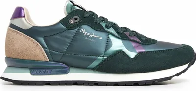 Obrázok produktu pre Pepe Jeans Brit Prints W – lesná zeleň, koža/syntetika : 37 : štandardná Veľkosť: 37 Šírka: štandardná