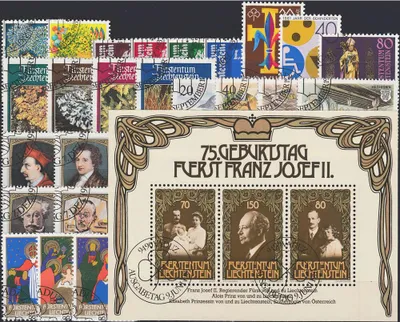 Produktbild von Liechtenstein 1981 gestempelt Nr. 764-790 Block 11