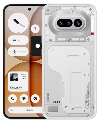 Produktbild von Nothing Phone (4a) 128GB+8GB Smartphone weiß 6.78" AMOLED 50MP Kamera