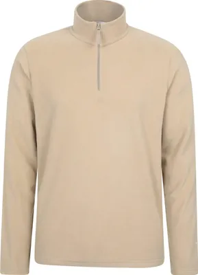 Image de Mountain Warehouse - Haut en polaire "Camber II" avec demi-zip pour homme MW1820 (XXL) (Blanc naturel)