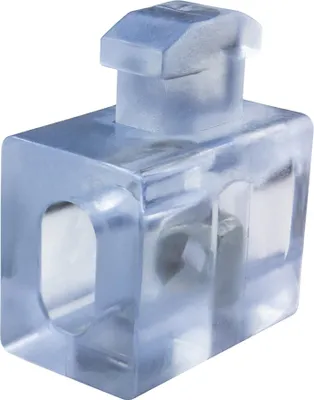 Produktbild von KLAK 45 - Verbindungsblock Uniblock Nut 10 Kunststoff M6  für Aluprofil 45-er 1 Stück