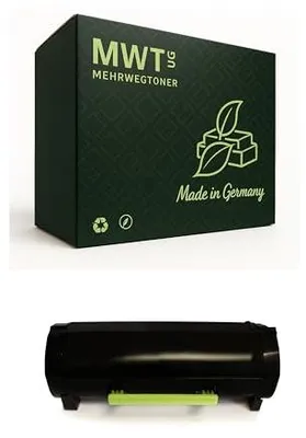 Mehrwegtoner Tonerkartusche kompatibel mit Lexmark 24B6213 Schwarz – Produktansicht 1