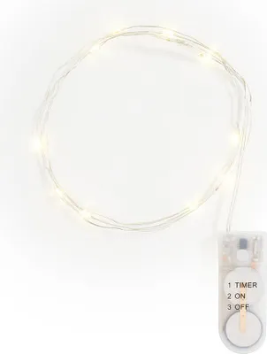 Produktbild von VBS Micro-LED-Lichterkette, mit Timer, 10 LEDs