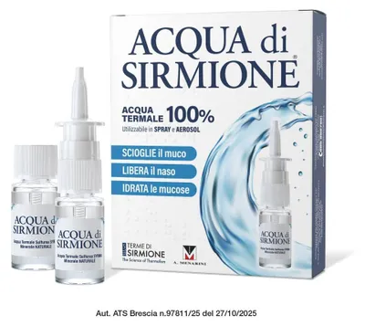 Produktbild von Acqua Sirmione, Natürliches Mineralwasser, 6 Fläschen, 15 Ml