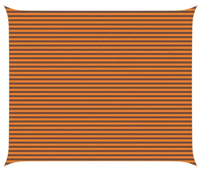 Obrázek produktu pro vidaXL Sluneční plachta, oranžová a hnědá, 6 x 5 m, 100 % polyester Oxford