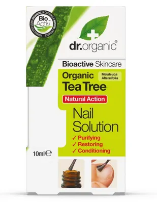 Productafbeelding van Dr Organic Tea Tree Nail Solution (10 ml)