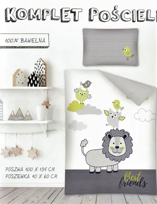 Produktbild von Detexpol Baby Bettwäsche Set 100% Baumwolle Bunt