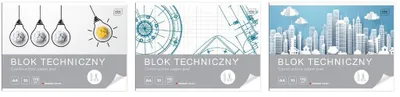 Obrázek produktu pro Technický blok A4, 10 listů, ideální pro kreslení