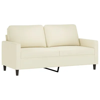 Produktbild von 2-Sitzer-Sofa Creme 140 cm Samt