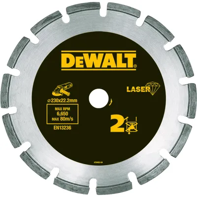 Productafbeelding van Diamantzaagschijf LaserHP2 DT3773, diameter 230 mm (boorgat 22,23 mm)