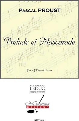 Produktbild von Prélude et mascaradepour flûte et piano