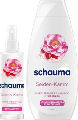 Produktbild von SCHAUMA Sprühpflege Seidenkamm 200ml & Shampoo 400ml