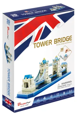 Produktbild von DANTE Cubic Fun 3D-Puzzle Tower Bridge 52 Teile 02385
